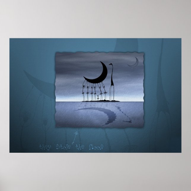 Poster Ils Ont Volé La Lune (Devant)