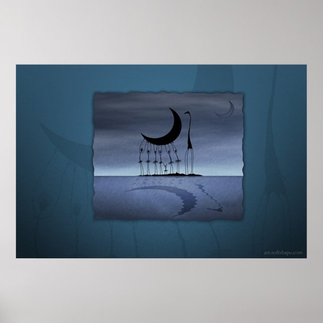 Poster Ils ont volé la lune (Devant)