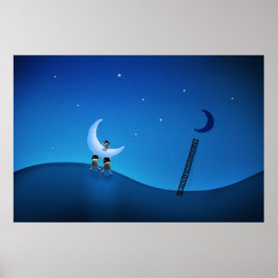 Poster Ils Ont Volé La Lune (Version 2008)