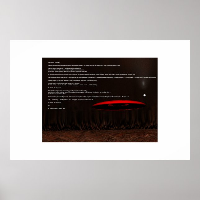 Poster Ils Veillent Donc (Devant)