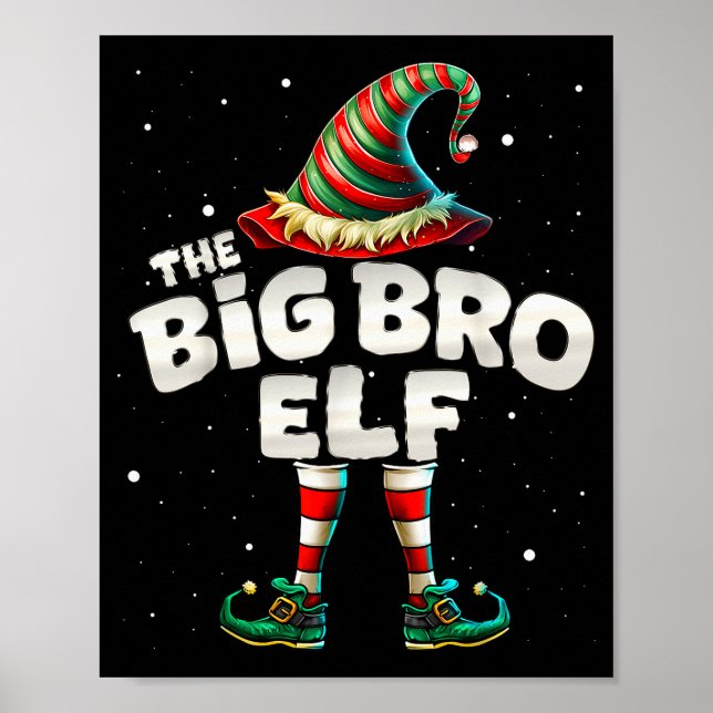 Poster I'm The Brother Elf Family Matching Group Christma (Devant)
