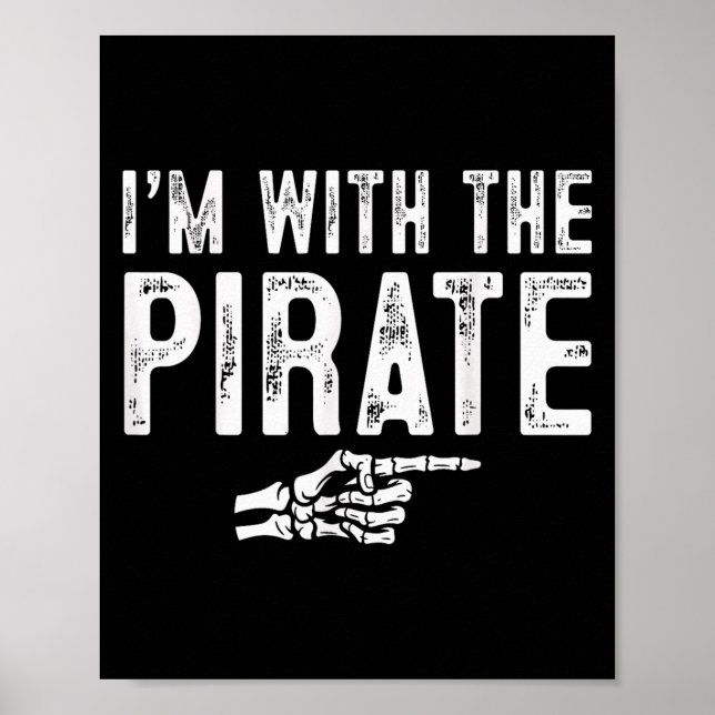 Poster I'm With The Rate Easy Costume Halloween Couples M (Devant)