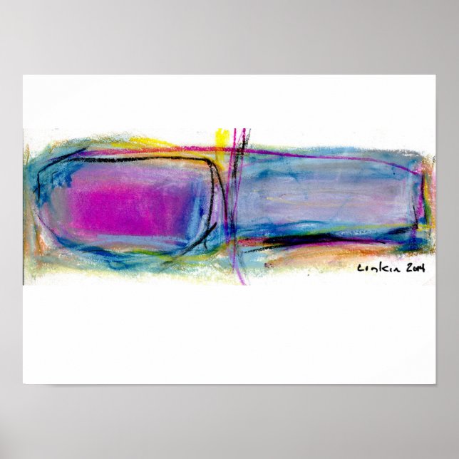 Poster image abstraite (Devant)