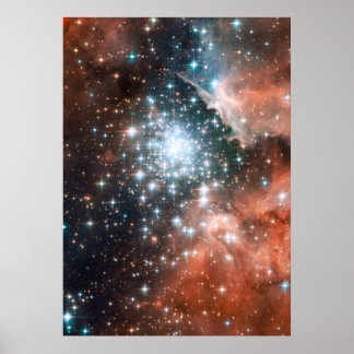 Poster Image ACS de Hubble complète de NGC 3603