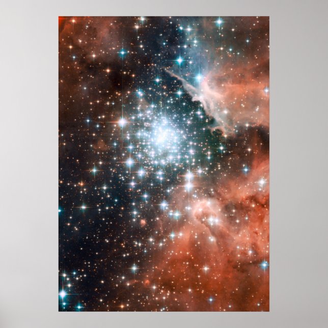 Poster Image ACS de Hubble complète de NGC 3603 (Devant)