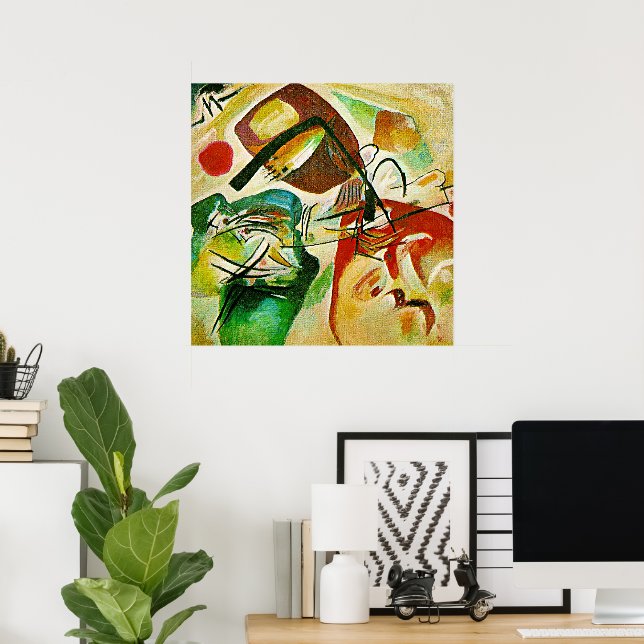Poster Image avec une arche noire (Bureau à domicile)