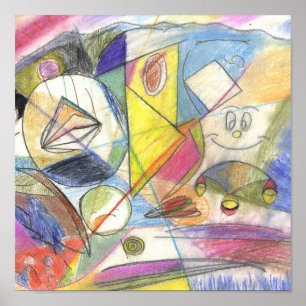 Poster image colorée