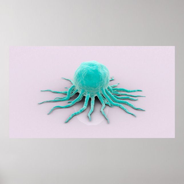 Poster Image Conceptuelle Du Virus Du Cancer 2 (Devant)