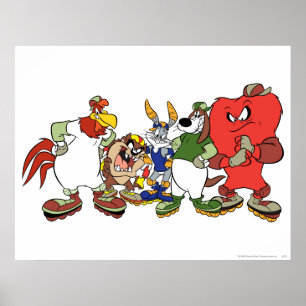 Poster Image de baseball du groupe LOONEY TUNES™
