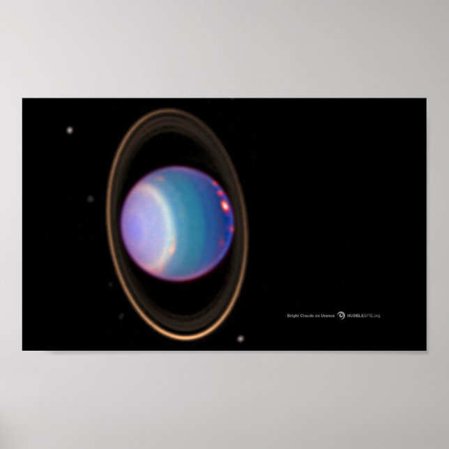 Poster Image De Hubble De L'Affiche Uranus (Devant)