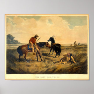 Poster Image de l'Ouest vintage L'affiche de la Dernière