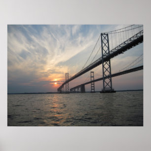 Poster Image de pont au-dessus de la baie