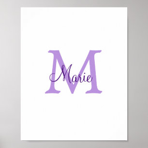 Poster Image de texte simple et colorée