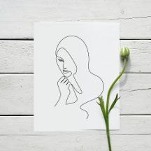 Image de trait | Art contemporain moderne minimal