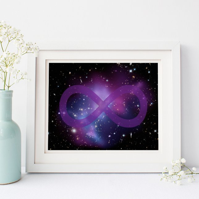 Poster Image d'espace violet (Purple Celestial Infinity)