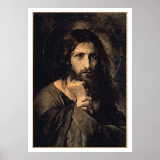 Poster Image dévotionnelle du Christ (Devant)