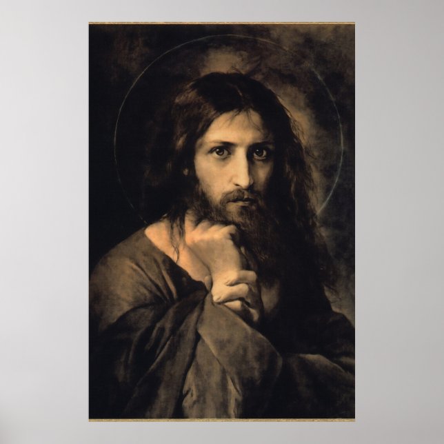 Poster Image dévotionnelle du Christ (Devant)