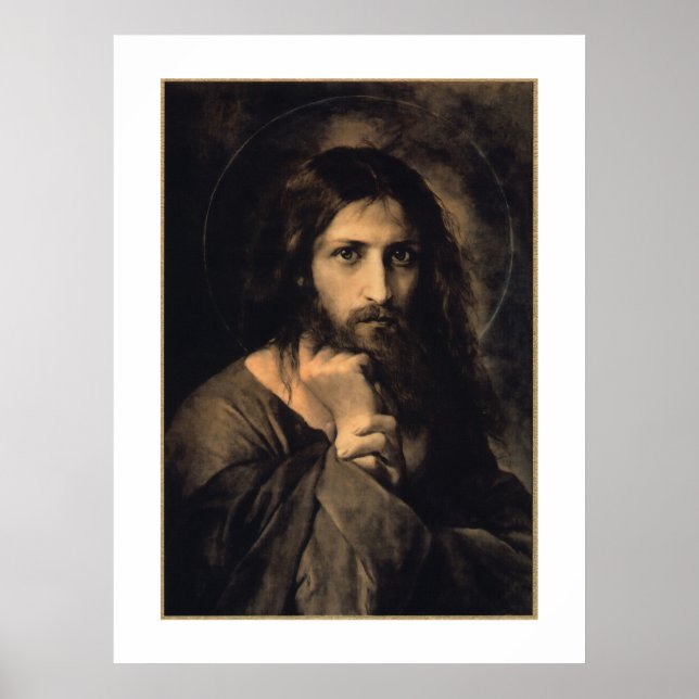 Poster Image dévotionnelle du Christ (Devant)