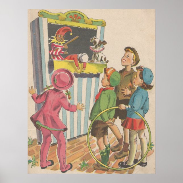 Poster Image du livre de comptines de 1944 (Devant)