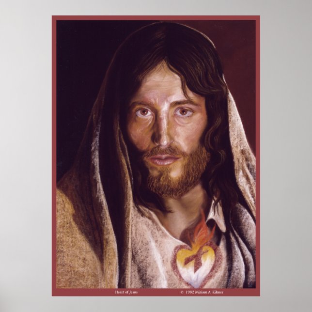 Poster Image du Sacré Coeur de Jésus "Coeur de Jésus" (Devant)