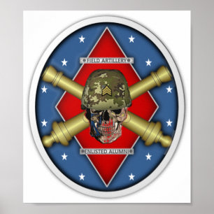 Poster Image enrôlée d'anciennes élèves d'artillerie de