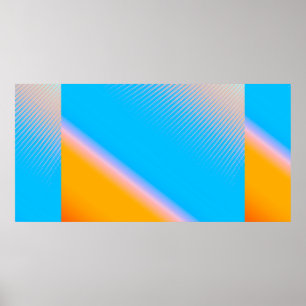 Poster image floue avec dégradé de couleurs design dans