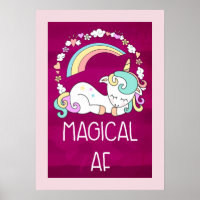Image humoristique de la Unicorne Magique AF sur P