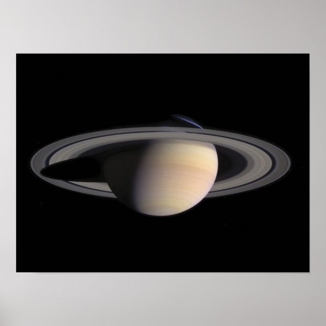 Poster Image merveilleuse de Saturne, de la NASA (Devant)