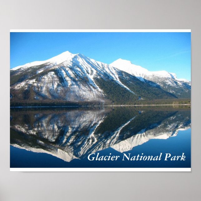 Poster Image miroir du lac McDonald (Devant)