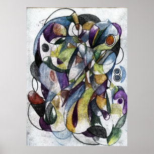 Poster Images Abstraites : Totem Esprit
