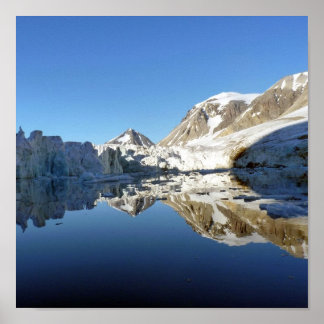 Poster Images miroir dans Svalbard