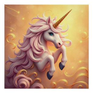 Poster Imaginaire Art Unicorn