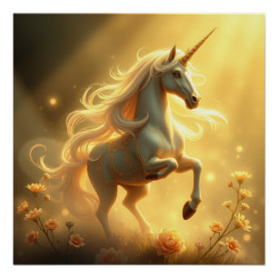 Poster Imaginaire Art Unicorn