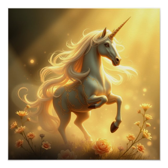Poster Imaginaire Art Unicorn (Devant)