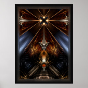 Poster Imaginaire Arteknyia Fractal Composition