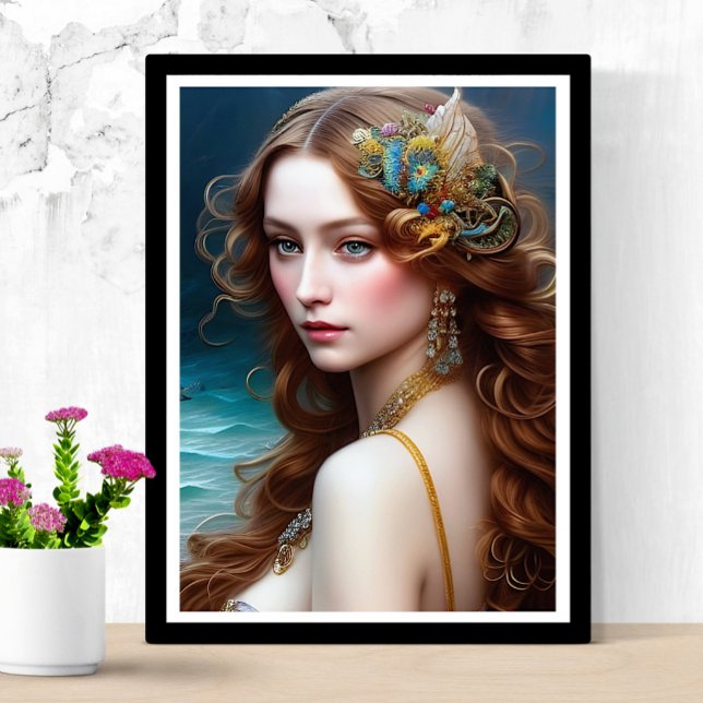 Poster Imaginaire Belle Sirène Princesse (Créateur téléchargé)