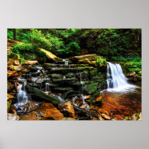 Poster Imaginaire cascade 19x13