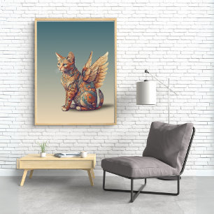 Poster Imaginaire Cat l Misty Meow   Chat ailé [4/4]