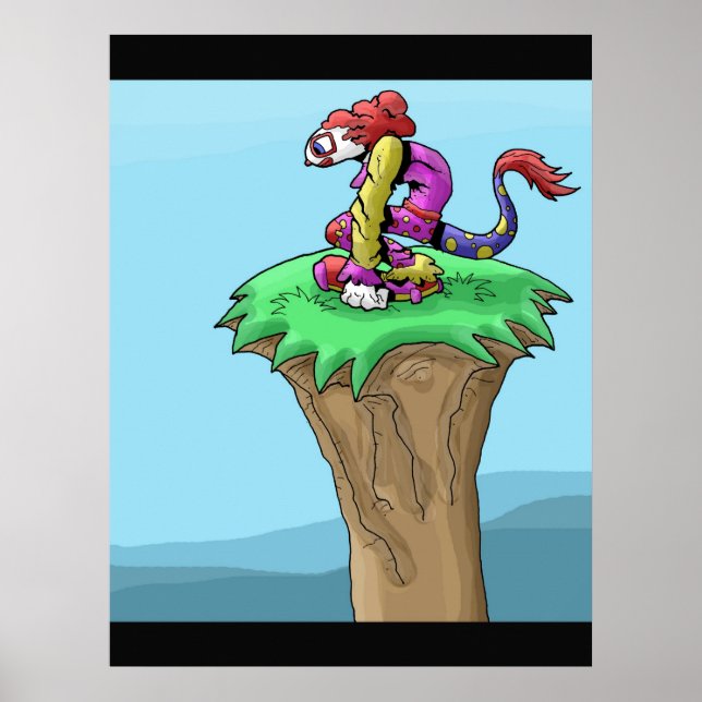 Poster imaginaire clown (Devant)