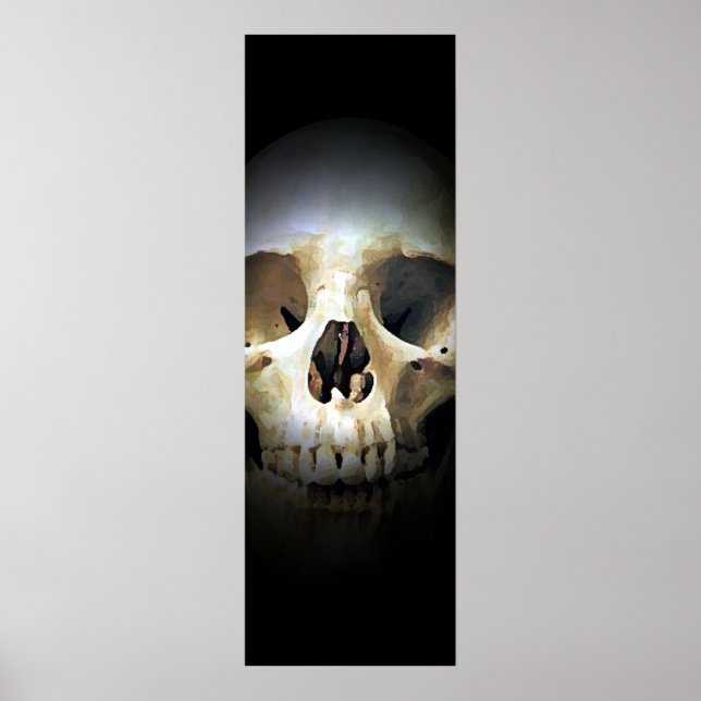 Poster Imaginaire crâne Art Rock Punk Métal lourd (Devant)