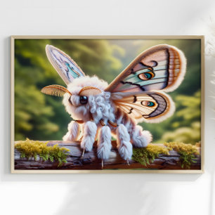 Poster Imaginaire de la teigne surréelle de la teigne de 
