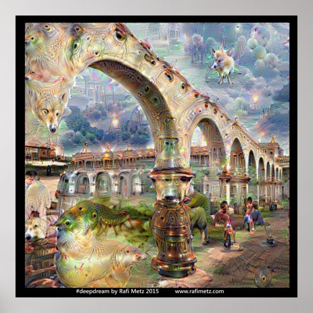 Poster Imaginaire Deepdream Mission Arcade (Devant)