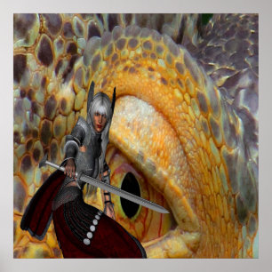 Poster Imaginaire Dragon Folk Tale