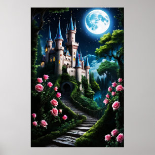 Poster Imaginaire du château de Fairy Tale