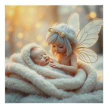 Imaginaire Fairy Mother and Baby Art