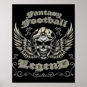 Poster Imaginaire Football Legend Retro Vintage Imaginair