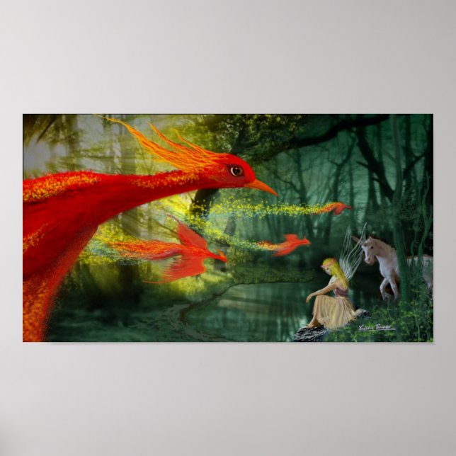 Poster Imaginaire forestier 1 (Devant)