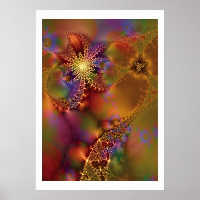 Poster Imaginaire fractal 25 (Devant)