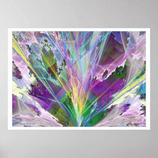 Poster Imaginaire fractal 3 (Devant)