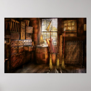 Poster Imaginaire - le fabricant 2 de balai